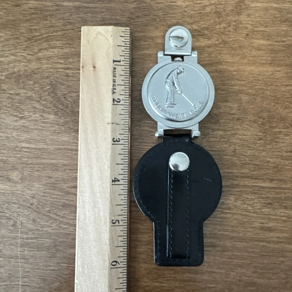 Vintage Golf Player Pocket Watch Fob Pieue Nicol Quartz Japan Need Batteries
